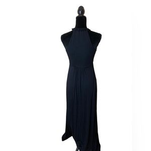 New Directions Black Knit Maxi Dress